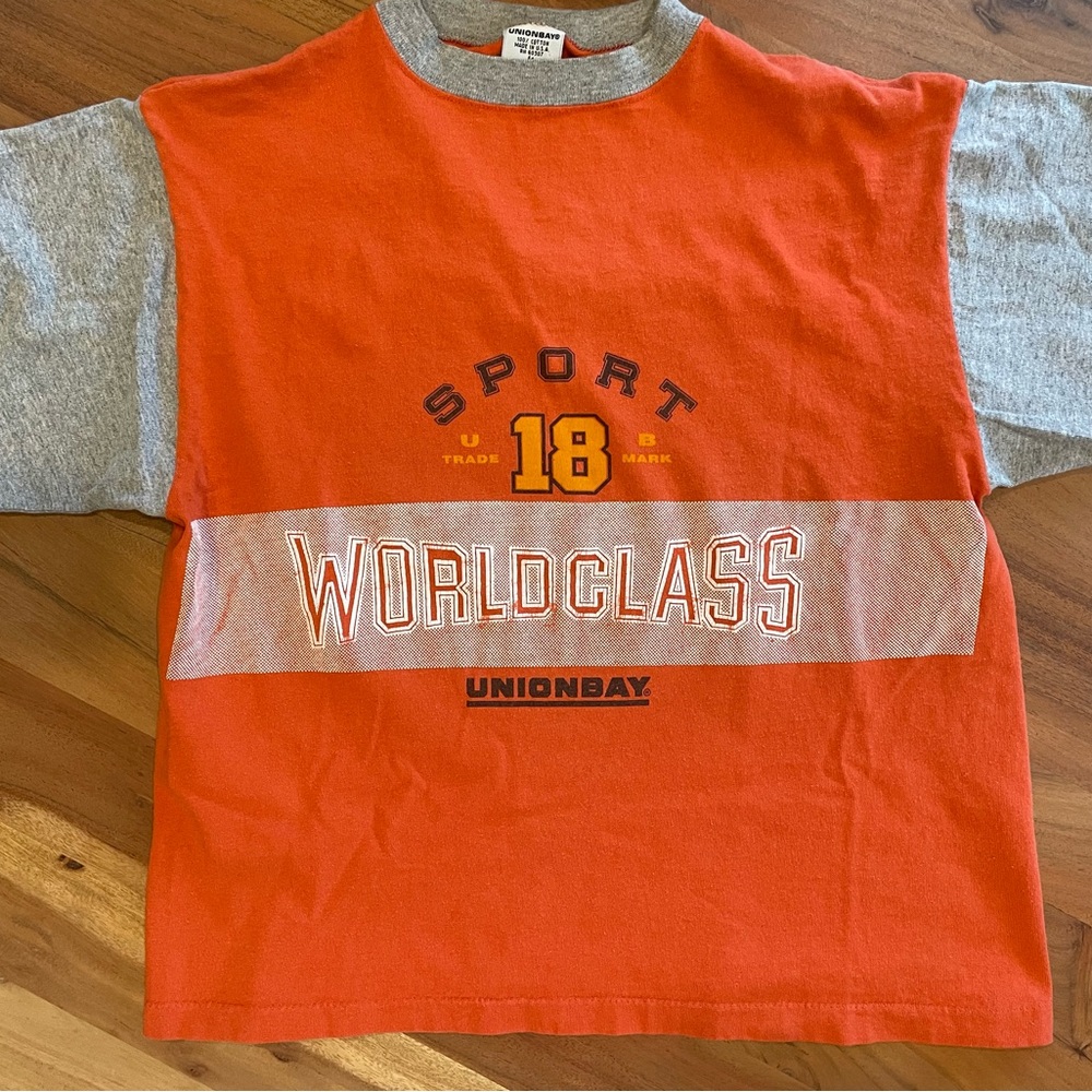 ⚡️2/$15 90s Unionbay Sporty Crewneck T-Shirt | Juniors Size M